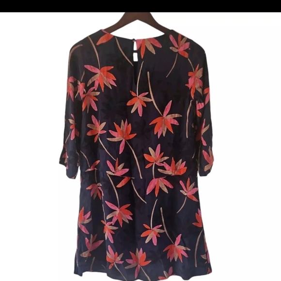 Sezane Robe Dalila Dress in Petal Print Viscose Womens Size 34 US 2 New NWT - Picture 6 of 10